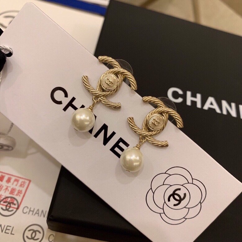 Ch*el earrings